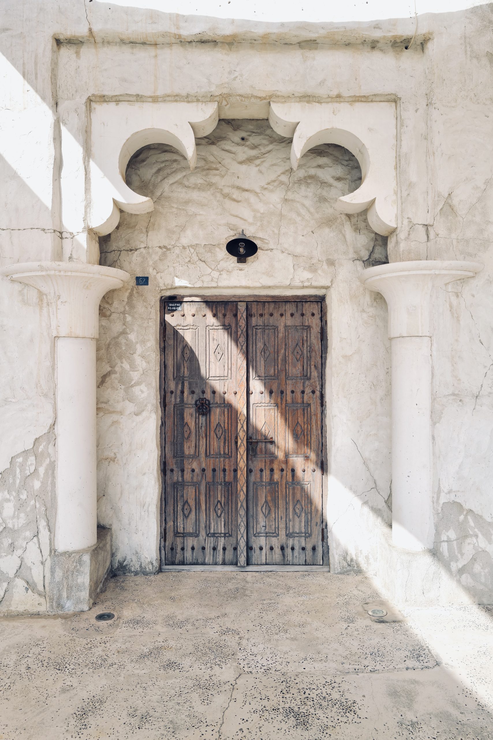 Shadowed doorway in Dubai, UAE